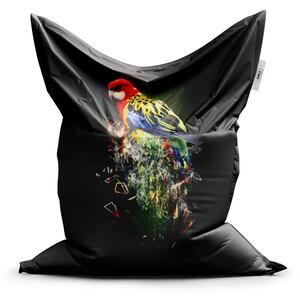 Sablio Sedací vak Classic Barevný papoušek - 150x100 cm