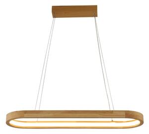 Brilagi - LED Lustr na lanku UMEA WOOD LED/30W/230V 70x20 cm dřevo
