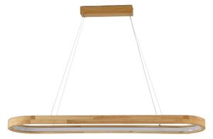 Brilagi - LED Lustr na lanku UMEA WOOD LED/40W/230V 90x22 cm dřevo