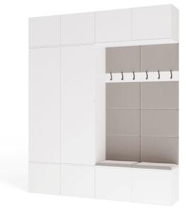 TP Living Předsíňová stěna Haga 2Sz2W 200 cm bílá