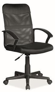 Dětská židle VIKY Q-702, 49x95-105x48, růžová/černá