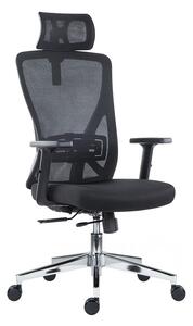Kancelářská ergonomická židle Neoseat FLEX PRO — černá, nosnost 150 kg