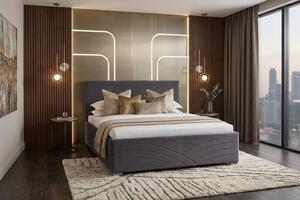 Postel DIDI 120x200 cm Lila Bez matrace