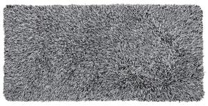 Chlupatý koberec CIDE Černá/Bílá 80 x 150 cm
