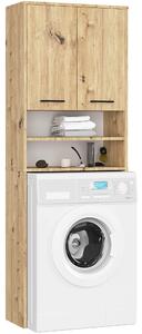 Ak furniture Koupelnová skříňka nad pračku FIN dub artisan