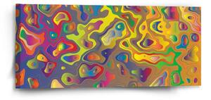 Sablio Obraz Barevné skvrny - 110x50 cm