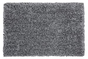 Chlupatý koberec CIDE Černá/Bílá 140 x 200 cm