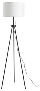 HOMCOM Stojací lampa trojnožka, černá-bílá, 152 cm
