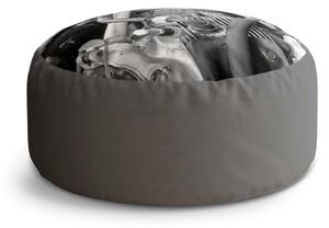 Sablio Taburet Circle Motor: 38x48 cm