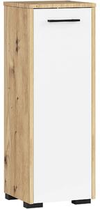 Ak furniture Koupelnová skříňka Fin S30 1D 30 cm dub artisan/bílá