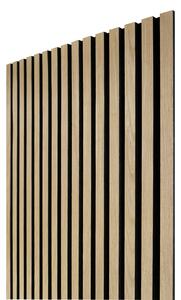 Akustický panel s dřevěnou dýhou - dekor dub světlý | 260 x 60,5 cm | .cz