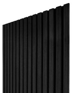 Akustický panel s dřevěnou dýhou - dekor dub černý | 244 x 60,5 cm | .cz