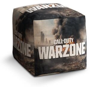 Sablio Taburet Cube Call of Duty Warzone - město - 40x40x40 cm