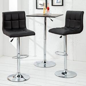 Barová židle 2 ks ATROPOS Dekorhome Bílá / šedá