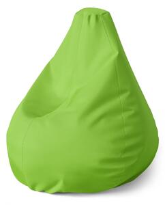 Sablio Sedací vak Pear Jablečná zelená - 70 x 95 x 15 cm