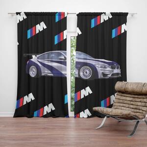 Sablio Závěs MPERFORMANCE sportovní auto: 2ks 140x250cm