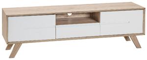 TV stolek FORESTER Hnědá/Bílá