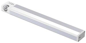 Nabíjecí magnetické LED světlo do skříně s čidlem pohybu 2,5W 200lm 30cm, teplá
