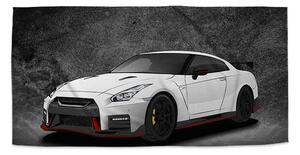 Sablio Ručník Nissan GTR 35 Šedý - 30x50 cm