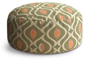 Sablio Taburet Circle Retro ornament: 38x48 cm
