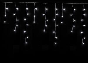 Vnitřní LED vánoční závěs - studená bílá, 5m, 210 LED, se záblesky, propojovatelný