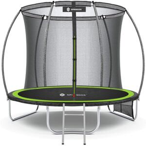 Trampolína SPRINGOS PRO 366 cm s vnitřní ochrannou sítí + žebřík