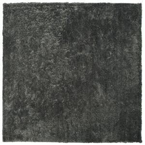 Chlupatý koberec EVREN Tmavě šedá 200 x 200 cm