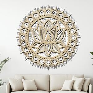 Dřevo života | Dřevěná 4vrstvá mandala NADĚJE A SÍLA | Rozměry (cm): 40 | Zvolte barevný dekor: javor-bila