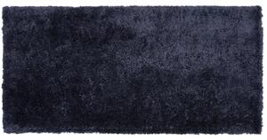 Chlupatý koberec EVREN Tmavě modrá 80 x 150 cm