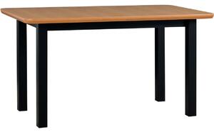 Stůl WENUS 2 S 80x140/180 dubová dýha / černý