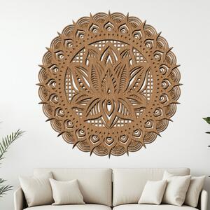 Dřevěná 4vrstvá mandala NADĚJE A SÍLA | Rozměry (cm): 60 | Zvolte barevný dekor: horský dub