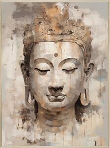 OBRAZ NA KOVU, buddha, 60/80/4 cm Euroart - Dřevěné obrazy & kovové obrazy