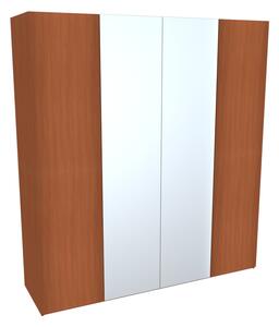 Skříň GRANDE 200 - š. 200 x v. 220 Varianta: Skříň GRANDE - 2x zrcadlo, Varianta barvy: Olše