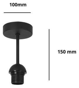Brilagi - Přisazený lustr PARTY 1xE27/60W/230V pr. 10 cm černá