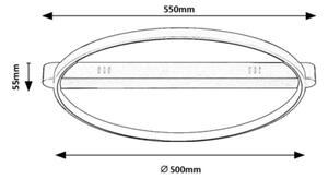 Rabalux 71344 - LED Stropní svítidlo BELIZA LED/45W/230V 3000K 50x55 cm černá