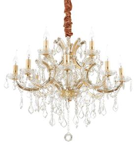Ideal Lux Závěsné svítidlo NAPOLEON SP12 ORO