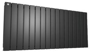 TERMA Forte V20 designový radiátor 600 × 1254 mm, 1315 W, černá mat, připojení VP