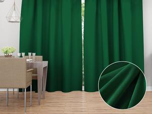 Biante Sametový závěs Velvet Premium SVP-032 Zelený - šířka 135 cm 135x250 cm