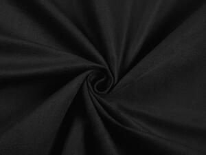Potahová látka/imitace broušené kůže Alcantara ALC-012 Černá - šířka 145 cm