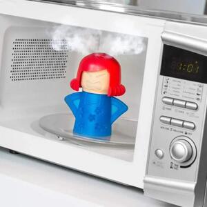 ANGRY MAMA čistič mikrovlnky/ pohlcovač pachu v lednici OTOTO Design (Barva -modrá/červená, plast)