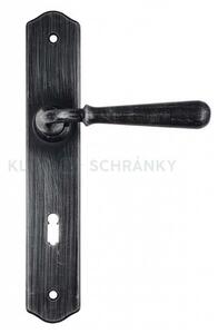 HERMÍNA klika Rustiko na dveře 72mm klíč, Provedení Klíč, Rozteč kování 72mm