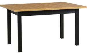 Stůl MODENA 1 XL 80x140/220 grandson laminát / černý