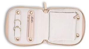 Stackers, Kompaktní cestovní šperkovnice Blush Compact Jewellery Roll | růžová 75759