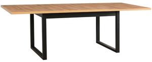 Stůl IKON 3 L artisan laminát / černý