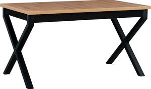Stůl IKON 1 80x140/180 artisan laminát / černý
