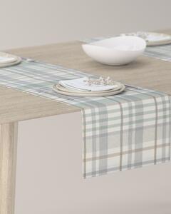 Stolní běhoun barva zelená látka vzorované