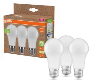 SADA 3x LED Žárovka z recyklovaného plastu A100 E27/14W/230V 2700K - Osram