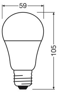 LED Žárovka A60 E27/8W/230V 6500K - Osram