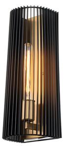 Quintiesse QN-LINARA1-BK - Nástěnné svítidlo LINARA 1xE27/60W/230V černá/zlatá
