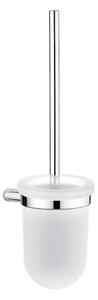 NIMCO BR 11094WN-26 - Nástěnná WC štětka BORMO matné sklo/lesklý chrom